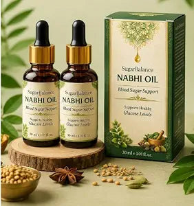 Nabhi Oil Blood Sugar Support Herbal Navel Care Oil 50ml Each Pack Of 2