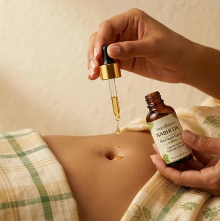 Nabhi Oil Blood Sugar Support Herbal Navel Care Oil 50ml Each Pack Of 2