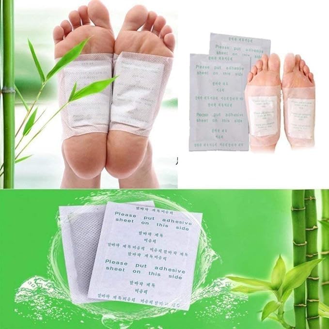 KIYESKI Cleansing Detox Foot Patches - 10  Adhesive Pads Kit for Natural Toxin Removal & Foot Health(BUY 1 GET 1 FREE)