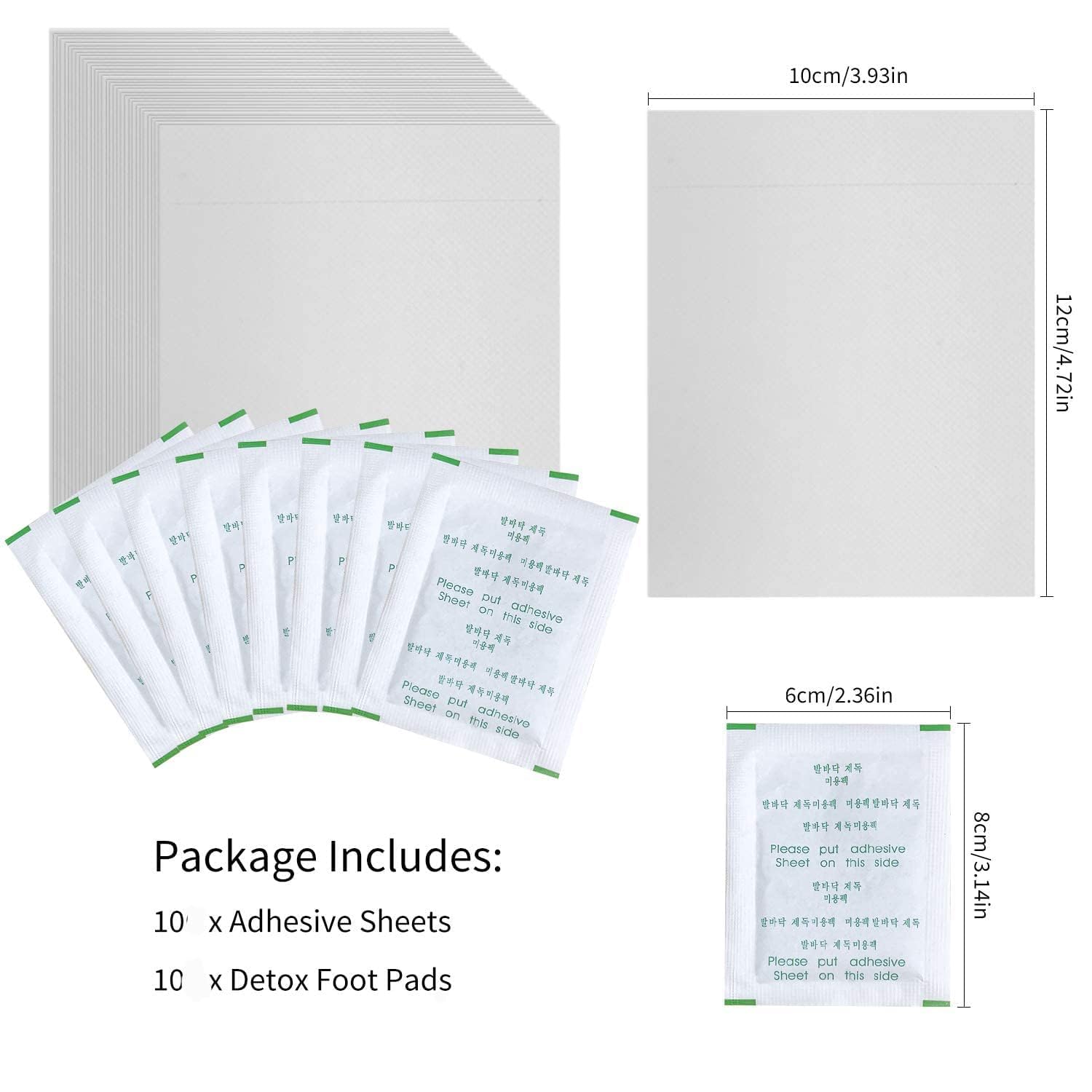 KIYESKI Cleansing Detox Foot Patches - 10  Adhesive Pads Kit for Natural Toxin Removal & Foot Health(BUY 1 GET 1 FREE)