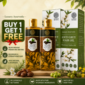 Anti Grey Hair Oil - 100% Ayush Certified - For Premature Greying, Restore Natural Hair Color (BUY1GET1FREE)