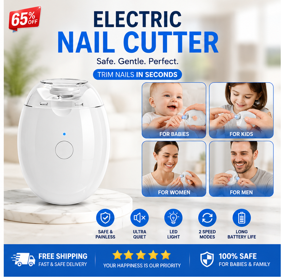 Electric Nail Clipper for Kids, Adults & Seniors