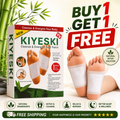 KIYESKI Cleansing Detox Foot Patches - 10  Adhesive Pads Kit for Natural Toxin Removal & Foot Health(BUY 1 GET 1 FREE)