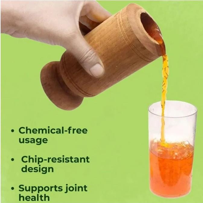Madhufit® FSSAI Lab Certified Vijaysar wood Sugar Control Glass – Manages Sugar levels Naturally