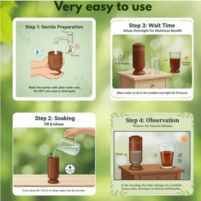 Madhufit® FSSAI Lab Certified Vijaysar wood Sugar Control Glass – Manages Sugar levels Naturally