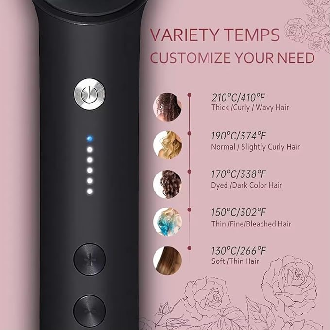 Hair Straightener Heated Electric unisex comb 3 in 1 styling comb