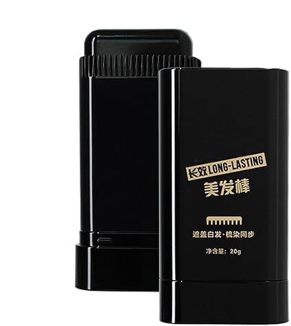 New 2 in 1 Hair Stick Hair Dye Stick Comb (Black, 20 gm)