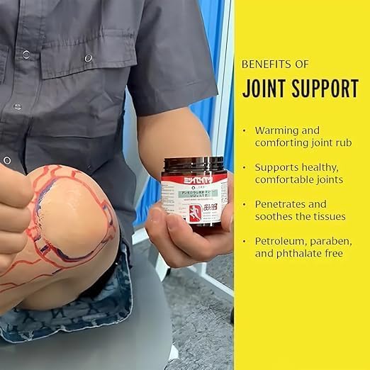 Japanese Formula Soothing Massage Gel For Joint & Muscle Pain Relief – Arnica, Mugwort, Hyaluronic Acid – Back, Neck, Knee & Leg Massage Balm – Natural Herbal Fast Absorption Formula Buy 1 get 1 free